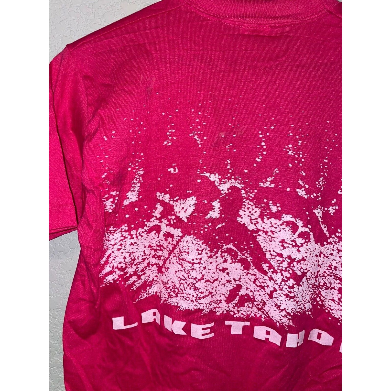 Jerzees Vintage Las Vegas Shirt Lake Tahoe Ski Test Print Tee 80s M Size US M / EU 48-50 / 2 - 10 Thumbnail