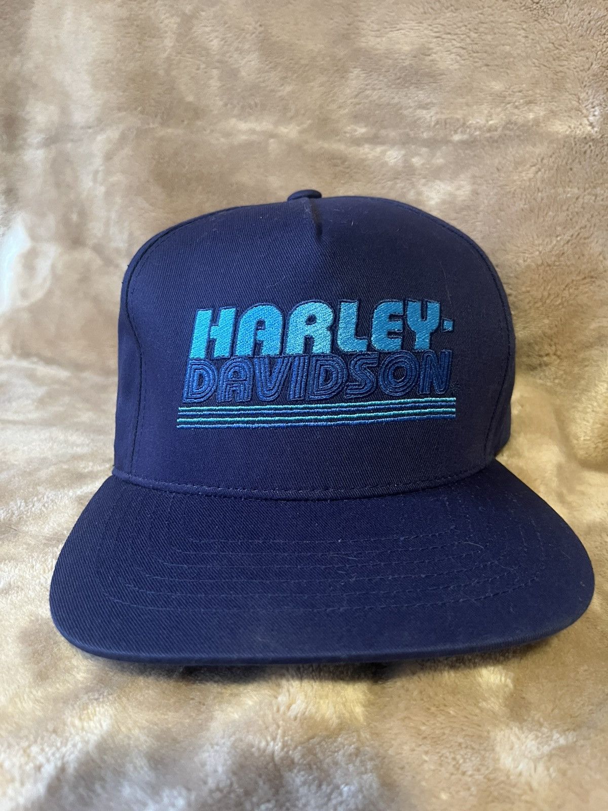 Harley Davidson Vintage Y2K 2000’sHarley Davidson of Loma Linda Ca Biker Hat Size ONE SIZE - 2 Thumbnail
