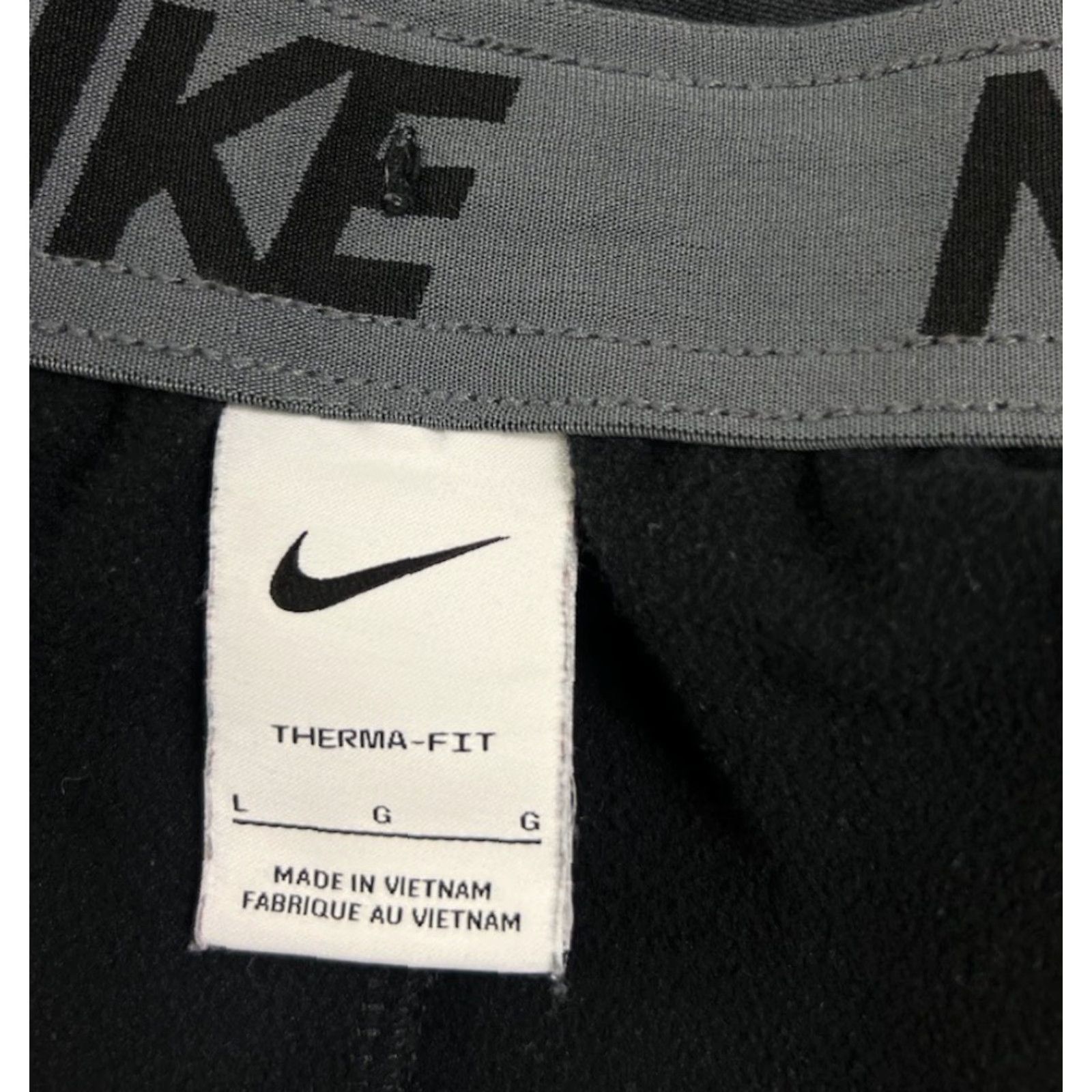 Nike VINTAGE Mens Nike Therma Tapered Jogger Pants Wash U Washington University Bears Large Black Mens Jogger Pants University Theme 90s? Size US 33 - 3 Thumbnail