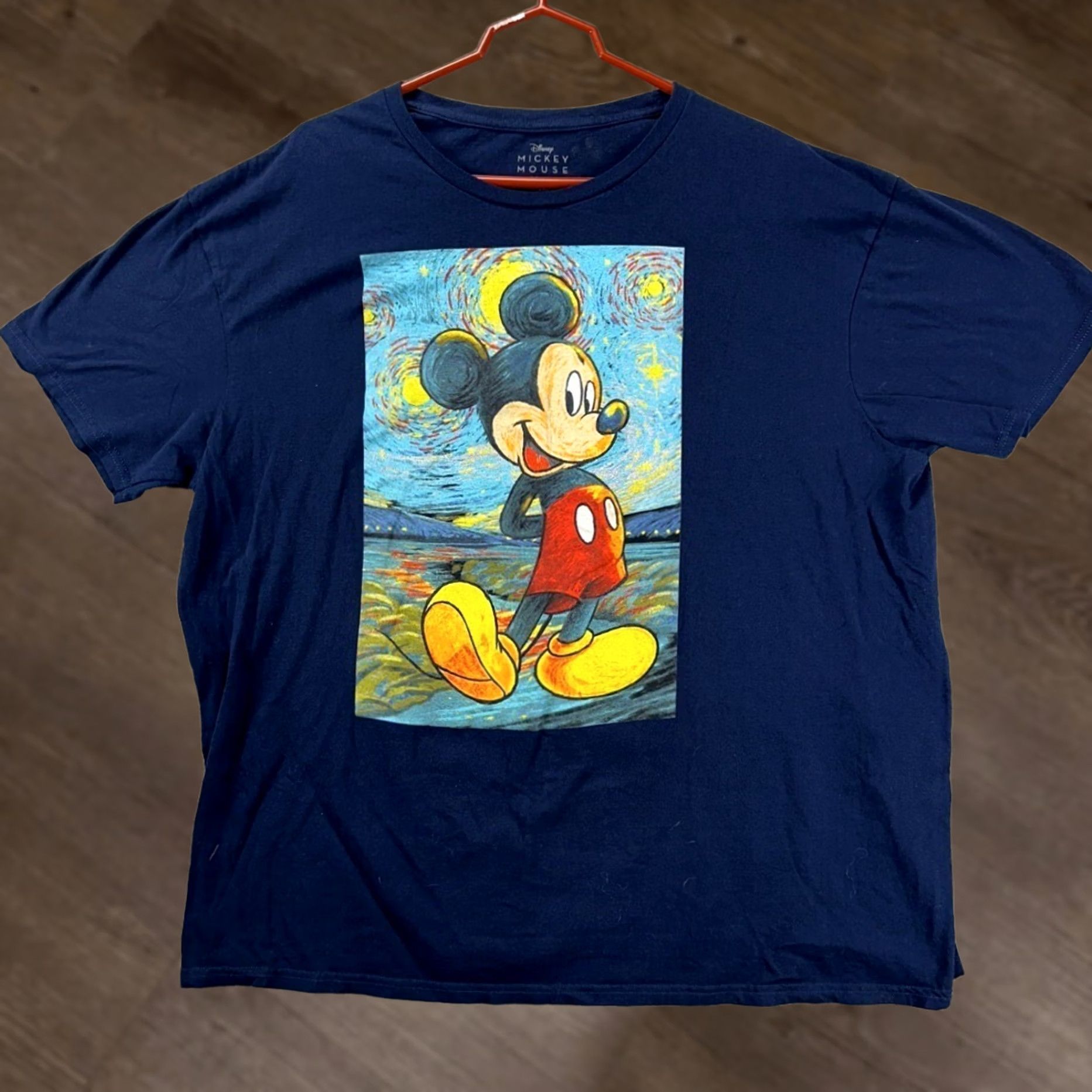 Disney Disney Mickey Mouse T-Shirt Unisex Adult 2XL Navy Crew Neck Short Sleeve Tee Size US XXL / EU 58 / 5 - 1 Thumbnail