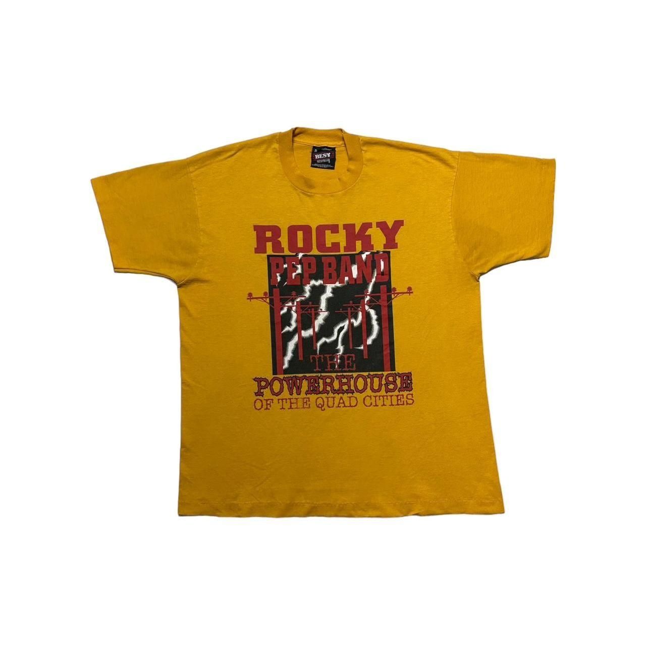 Fruit Of The Loom × Vintage Vintage Rocky Powerhouse Lightning T-Shirt Size US XL / EU 56 / 4 - 1 Thumbnail
