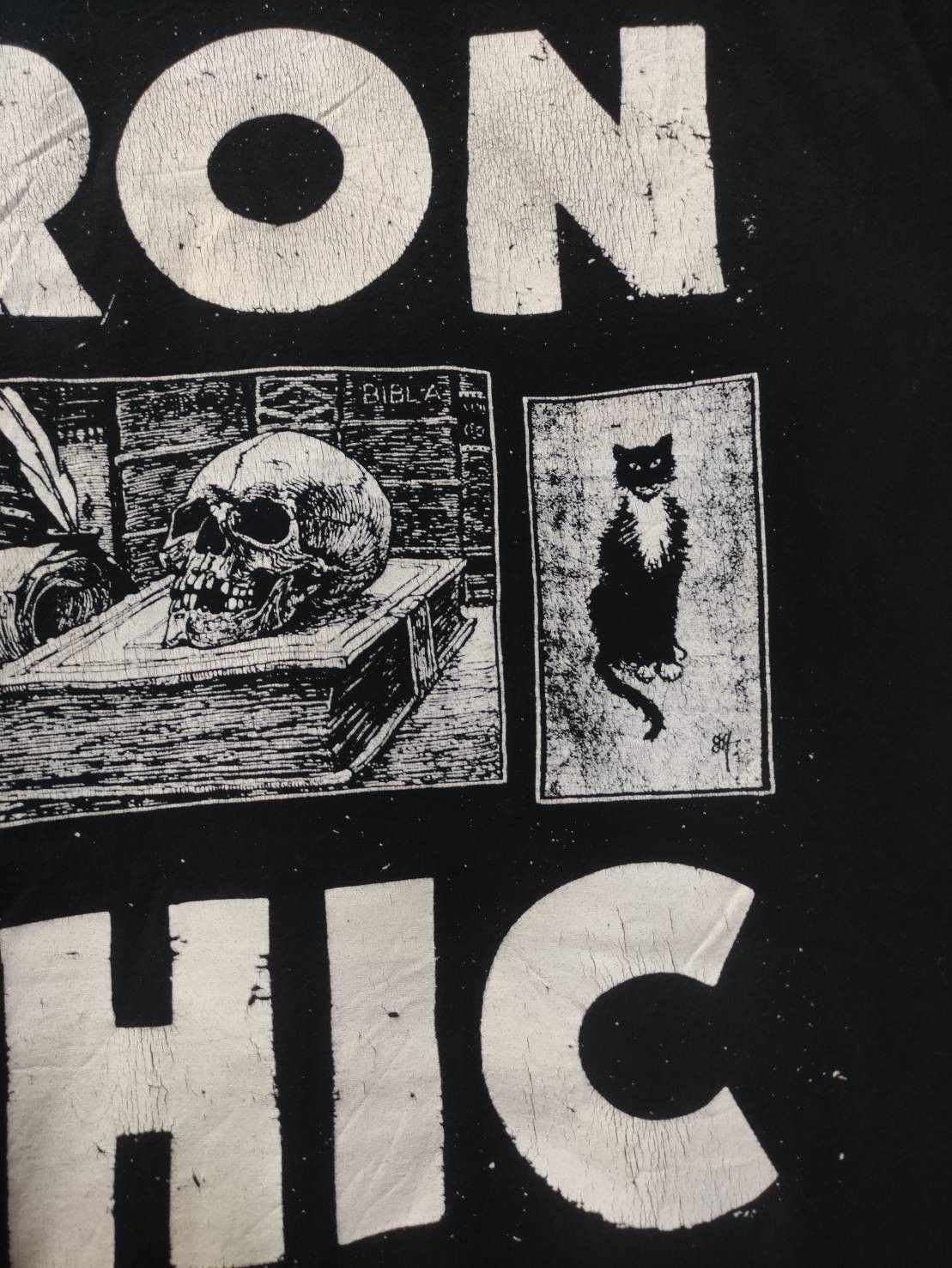 Band Tees Vtg Iron Chic Band " Cat&Skull " Bridge 9 Rec T-Shirt Size US L / EU 52-54 / 3 - 4 Thumbnail