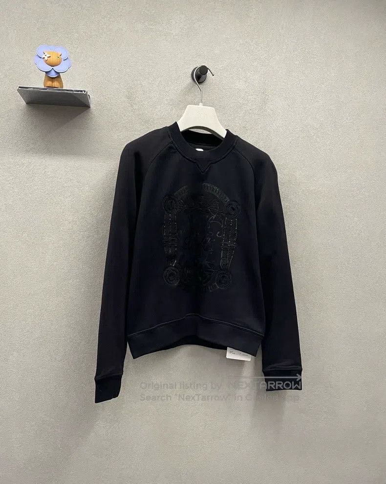 Hermes Hermes Black crew neck sweatshirt Size XS / US 0-2 / IT 36-38 - 3 Thumbnail