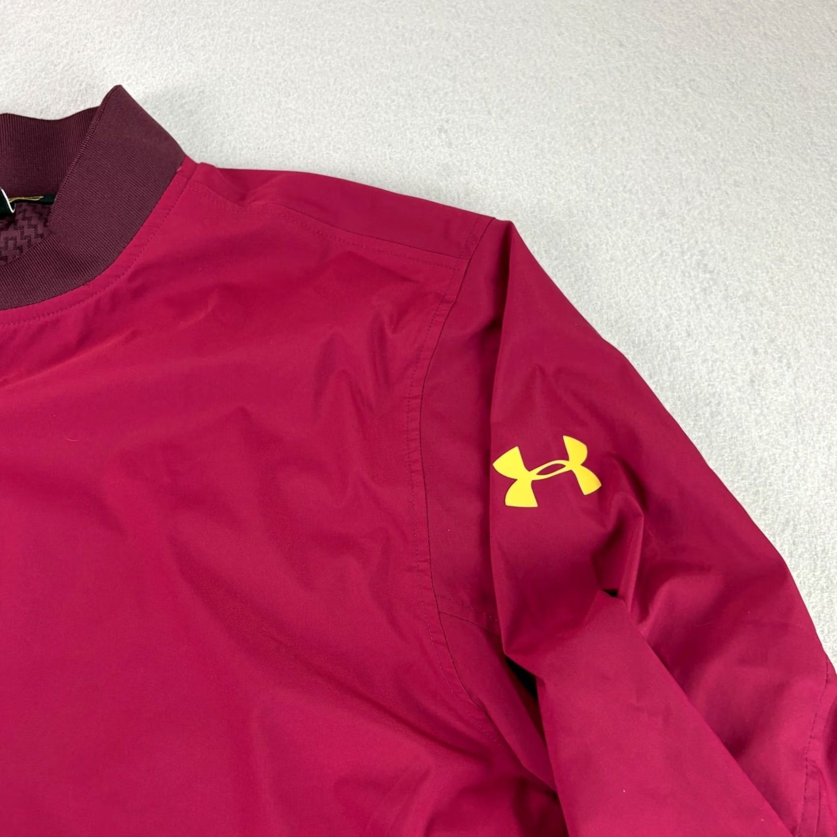 Under Armour Under Armour Steph Curry Jacket Mens 3XL Red Full Zip Long Range Windbreaker Size US XXL / EU 58 / 5 - 4 Thumbnail