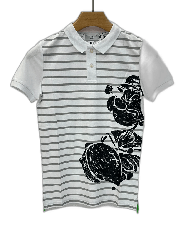 Iceberg ICEBERG Stripe Short Sleeve Top Size S/M Size S / US 4 / IT 40 - 1 Thumbnail