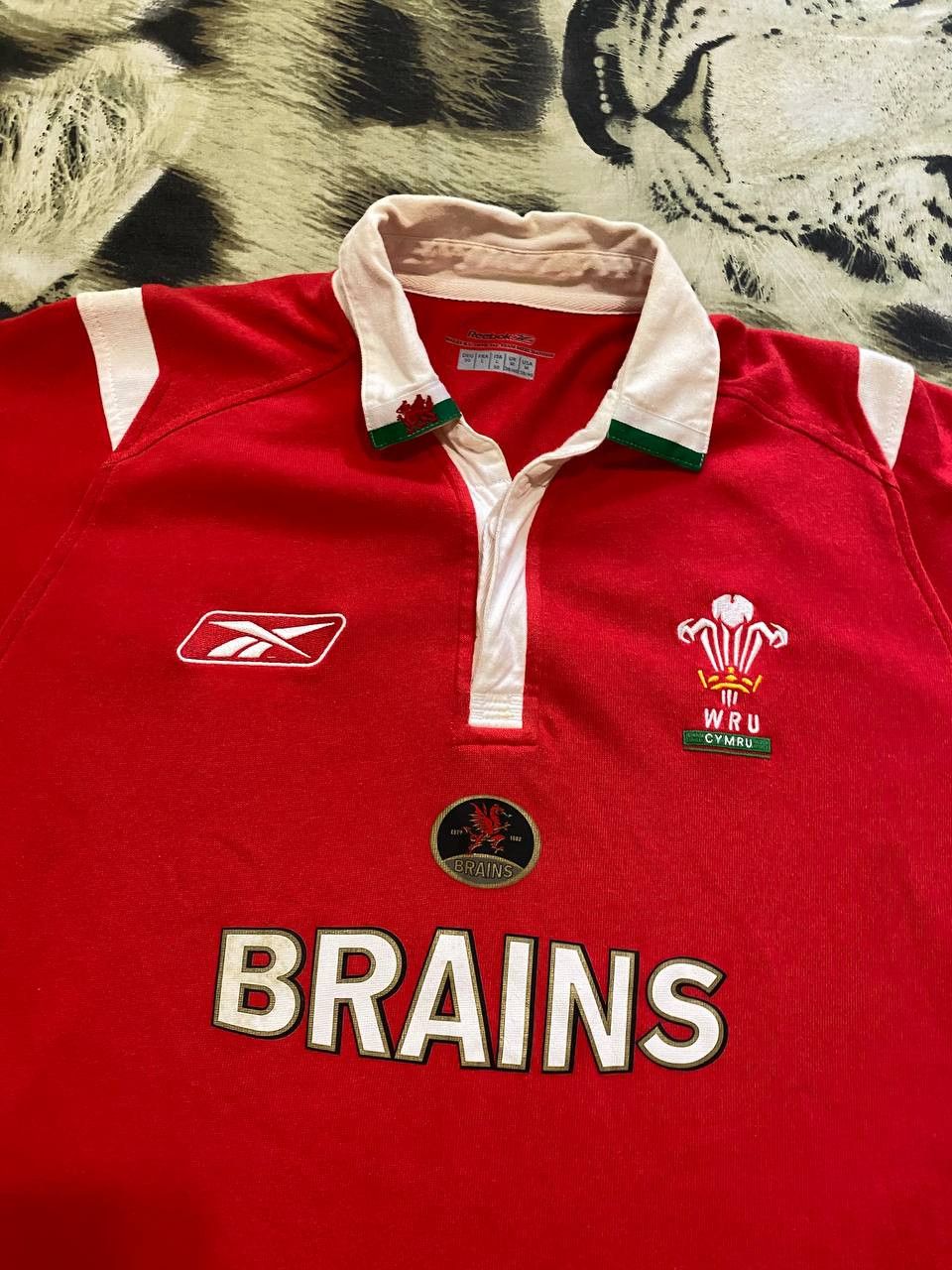 Reebok Wales Rugby Shirt VINTAGE REEBOK JERSEY Size US M / EU 48-50 / 2 - 6 Thumbnail