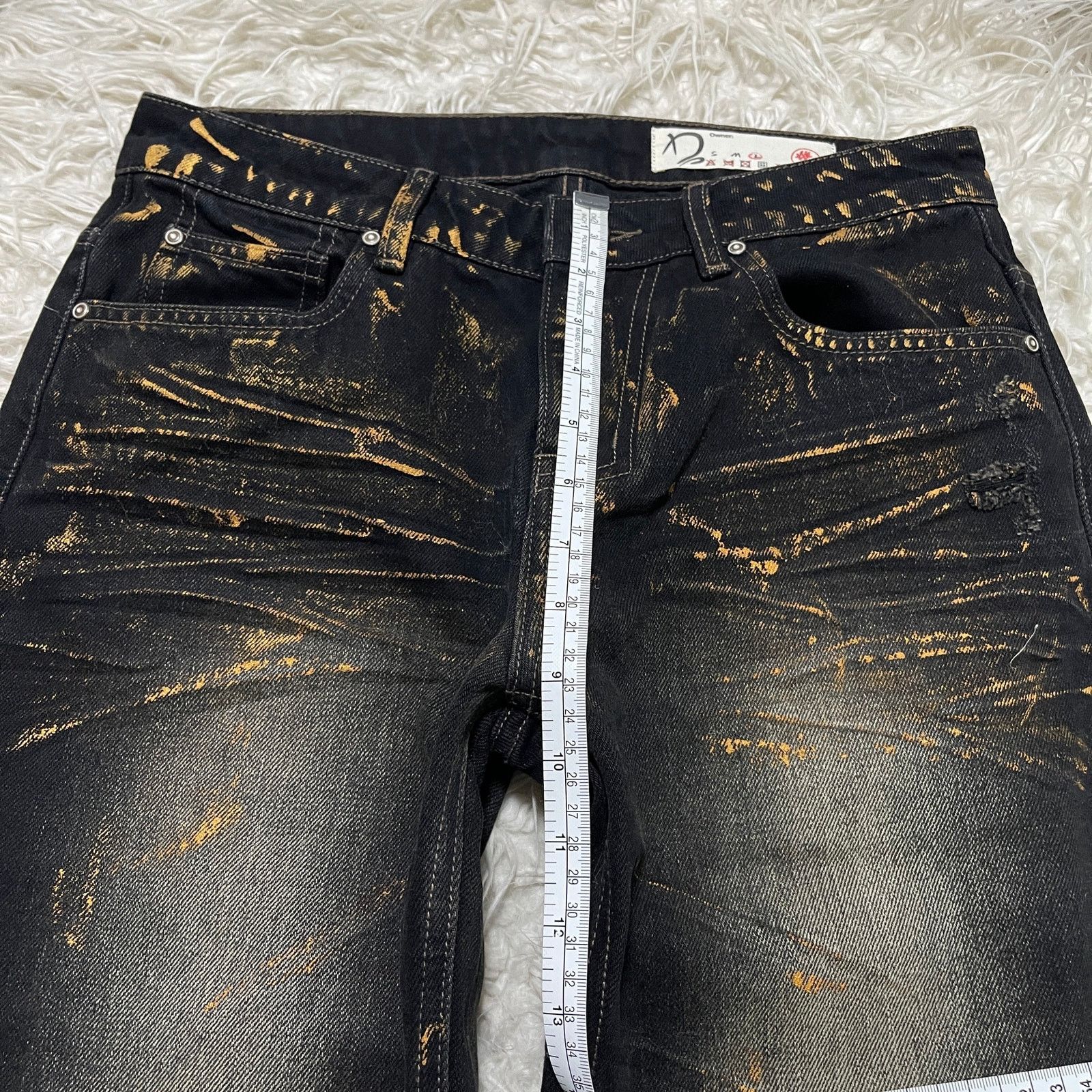 Hysteric Glamour Vintage Japanese Brand Faded Low-rise Bootcut Denim Jeans Size 30" / US 8 / IT 44 - 21 Thumbnail