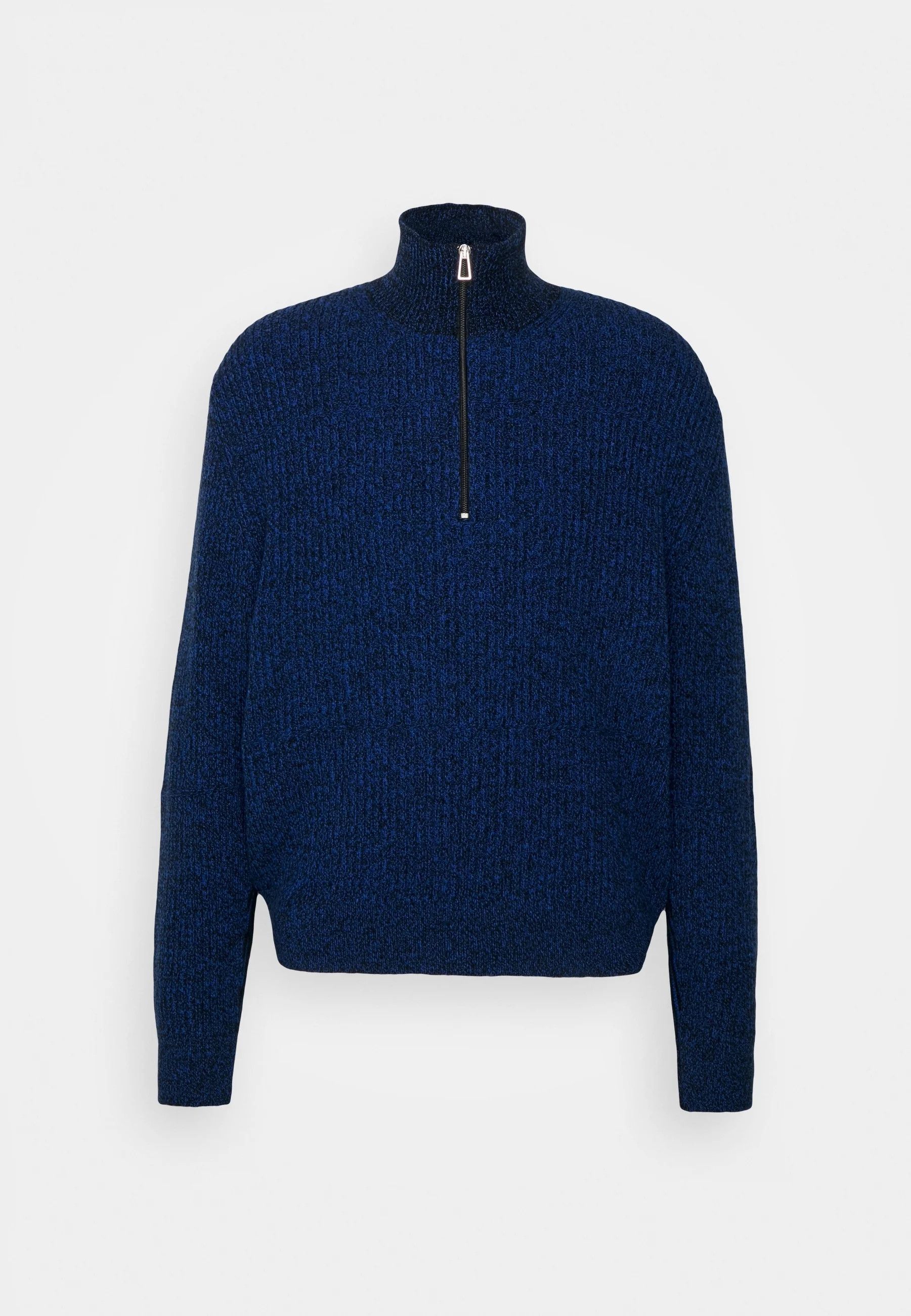 Paul Smith PS Paul Smith Wool Men's Navy Blue Quarter-Zip Knit Sweater Size US L / EU 52-54 / 3 - 5 Thumbnail