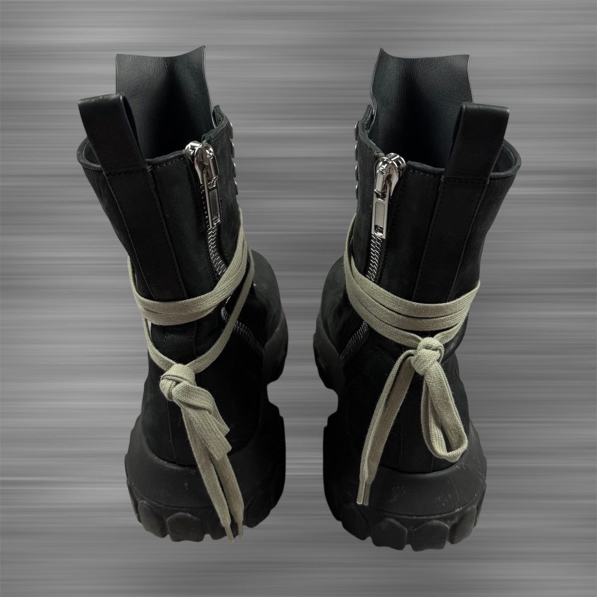 Rick Owens Rick Owens Army Bozo ‘Black’ Tractor Boots Size US 8 / IT 38 - 4 Thumbnail