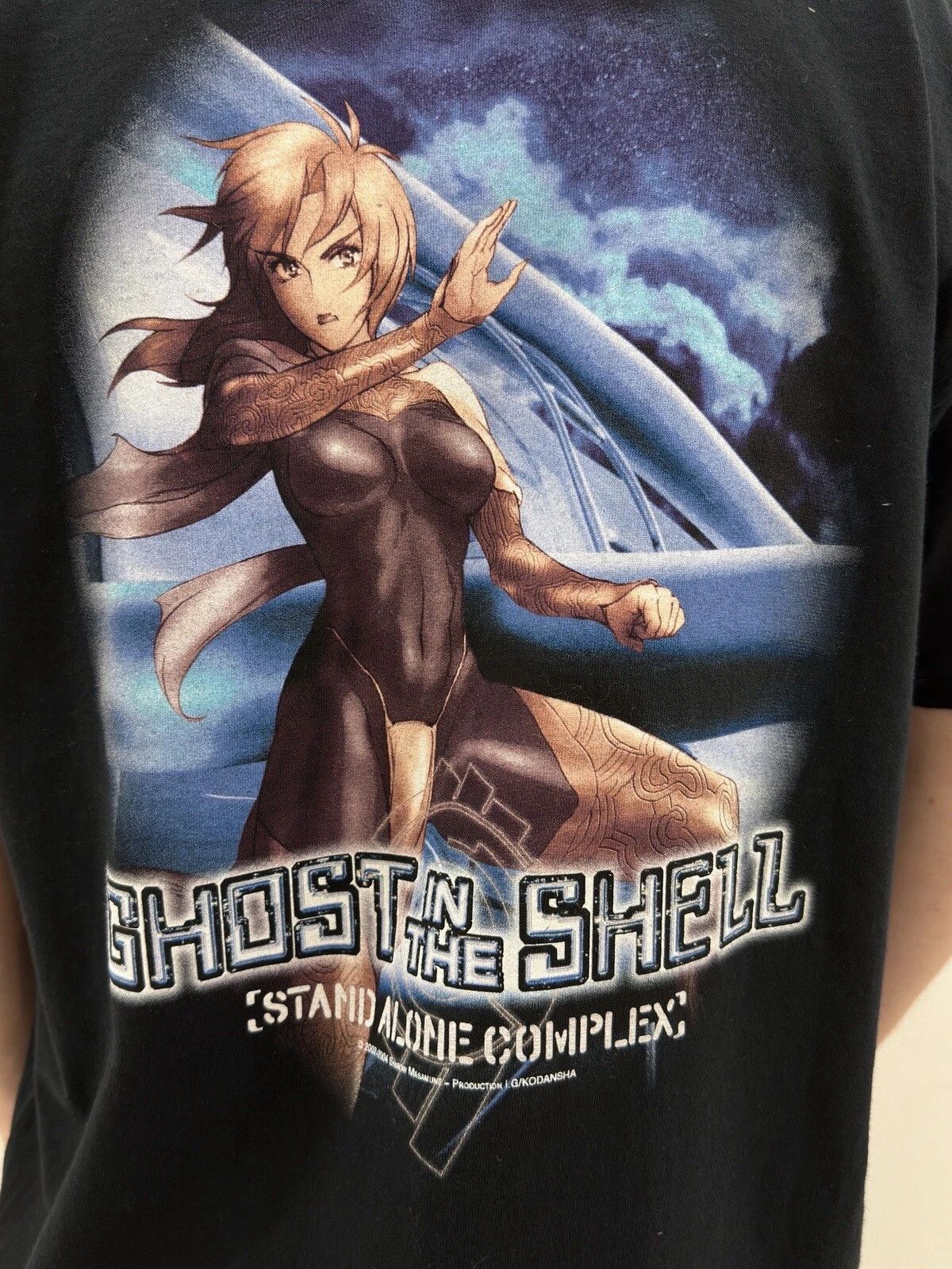 Fruit Of The Loom Vintage 2000s Ghost in the Shell Stand Alone Anime Y2K Shirt Size US XL / EU 56 / 4 - 6 Thumbnail