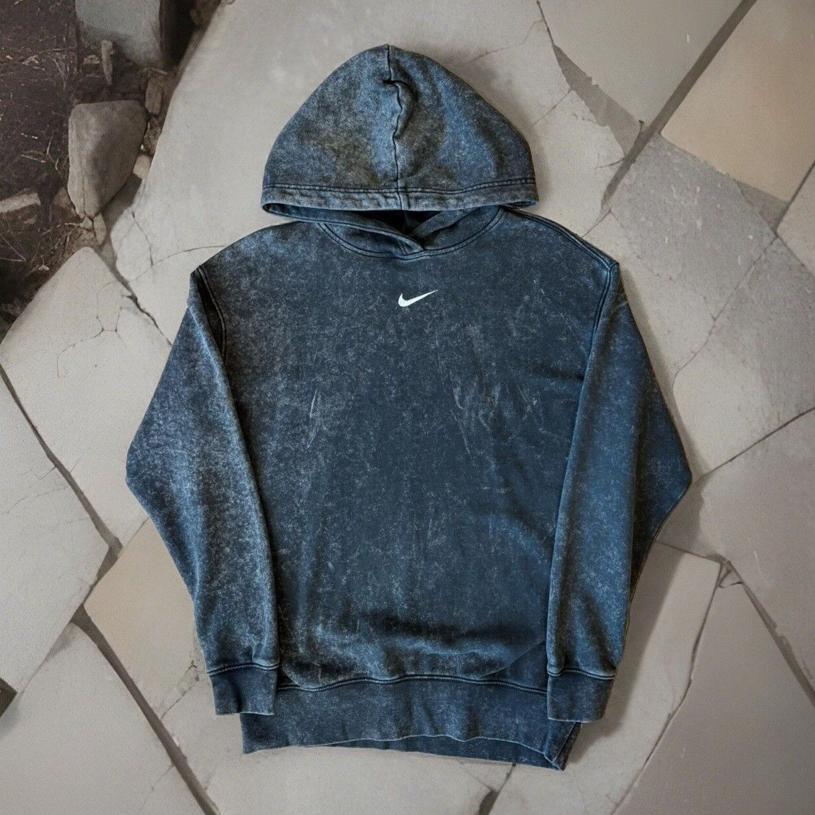 Nike Nike Center Swoosh Hoodie Women's XS Black Stone Wash Size XS / US 0-2 / IT 36-38 - 1 Thumbnail