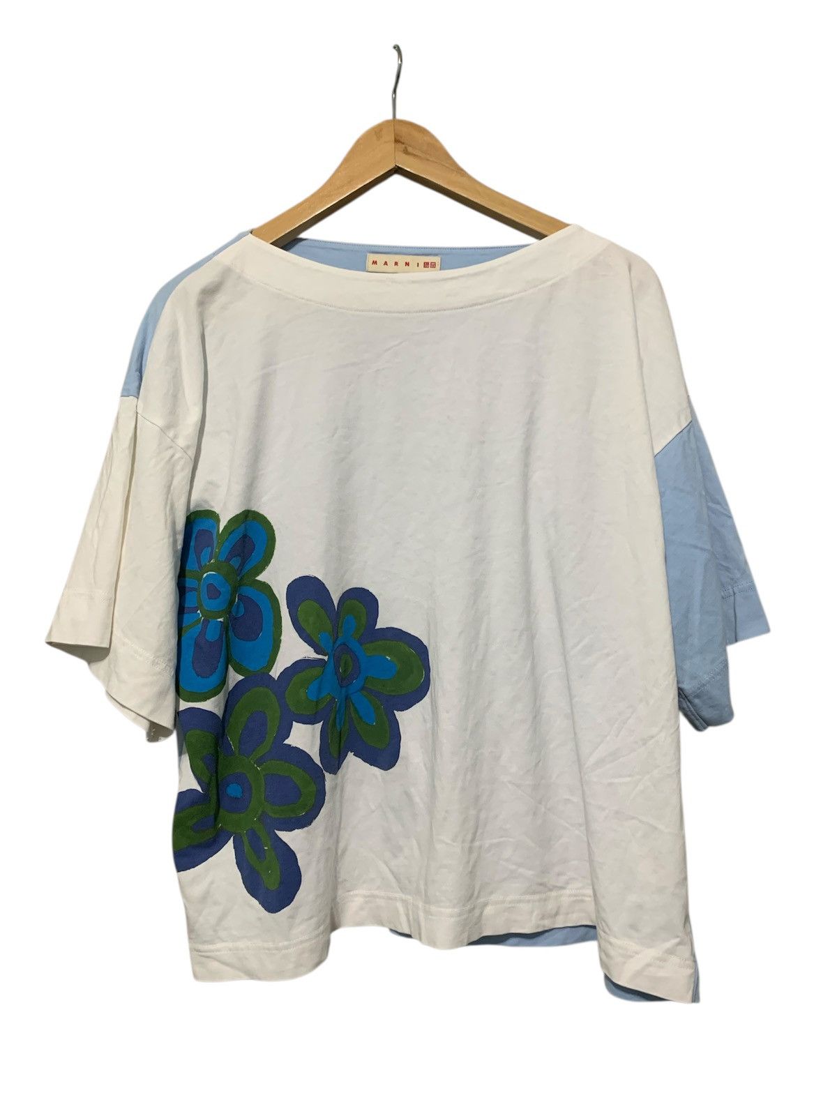 Marni × Uniqlo Marni oversize floral shirt Size S / US 4 / IT 40 - 1 Thumbnail