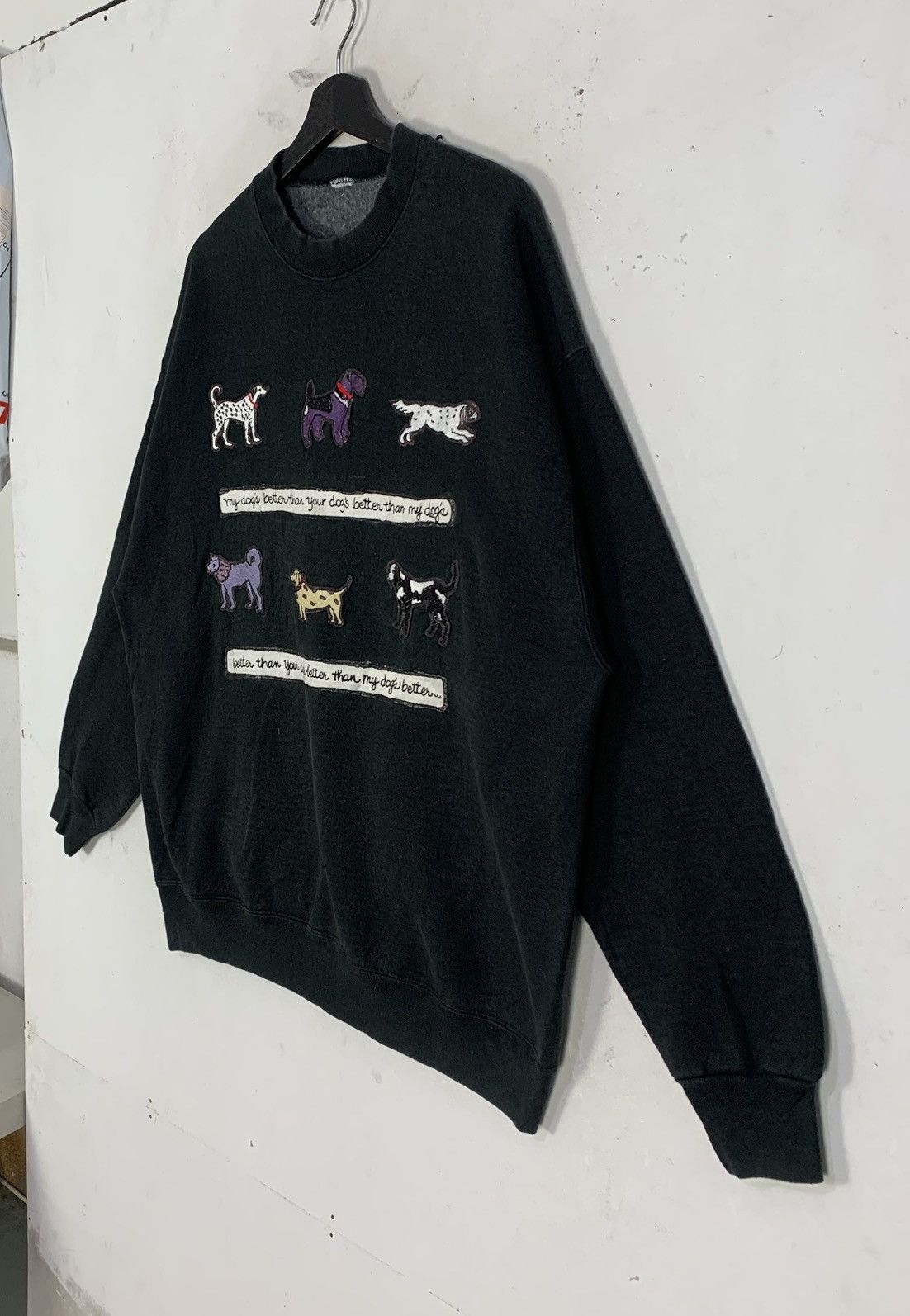 Vintage Vintage Dogs Crewneck Streetwear JapaneseBrand Sweatshirt Size US XL / EU 56 / 4 - 6 Thumbnail