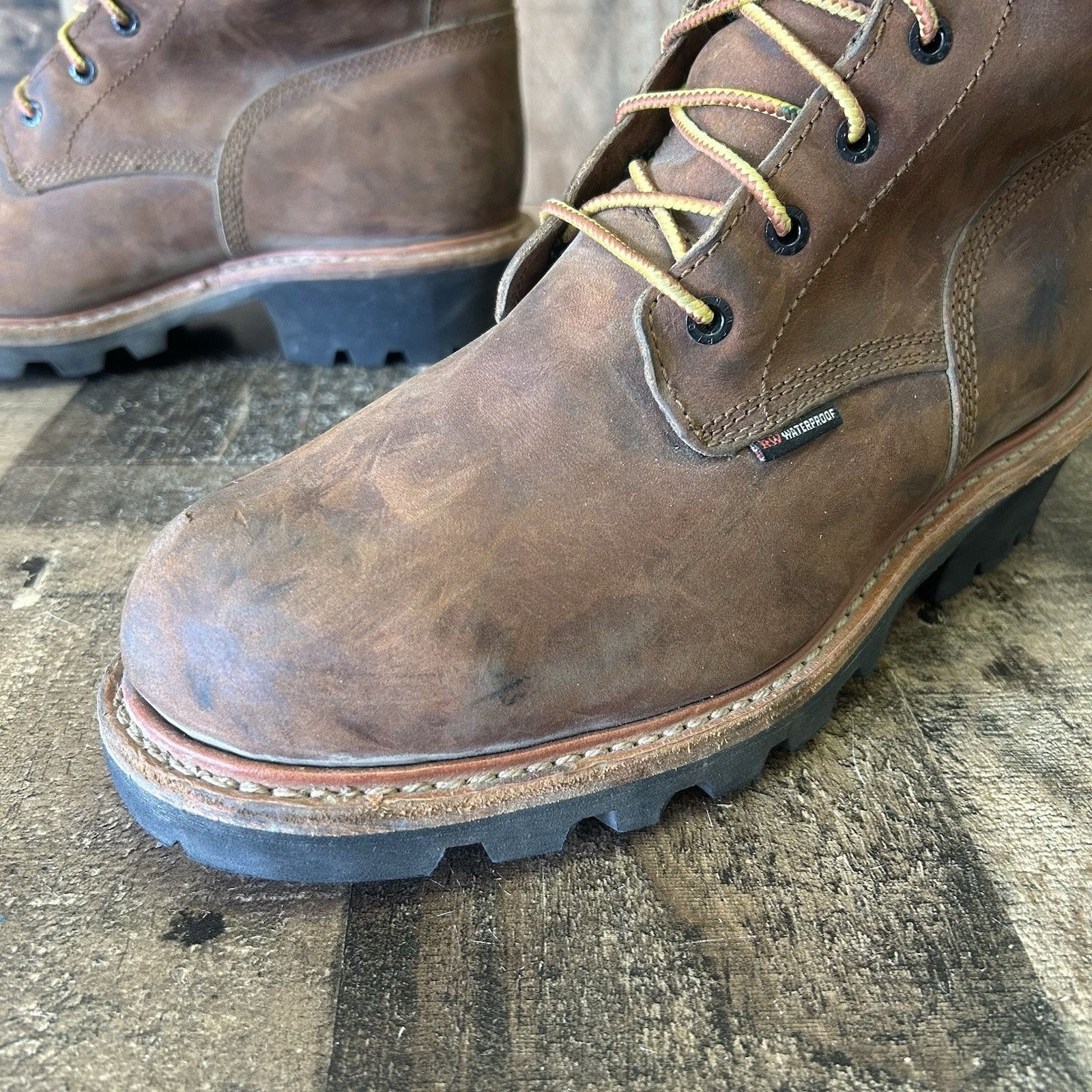 Red Wing Red Wing 4417 Steel Toe Loggermax Work Boots Mens 10.5 D Size US 10.5 / EU 43-44 - 11 Thumbnail