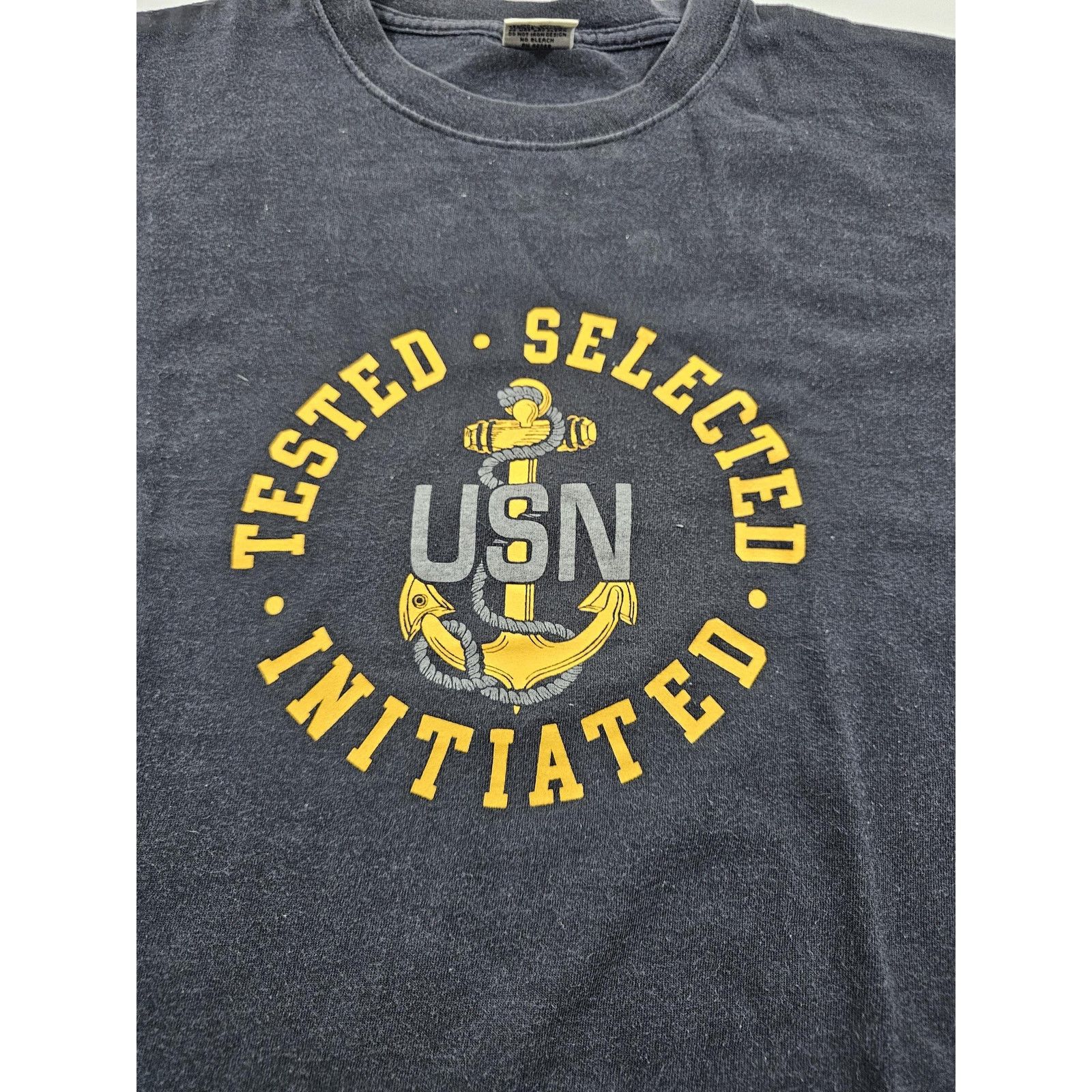 Other USN United States Navy T-Shirt Tested Black Soffe Sz XL Size US XL / EU 56 / 4 - 2 Thumbnail