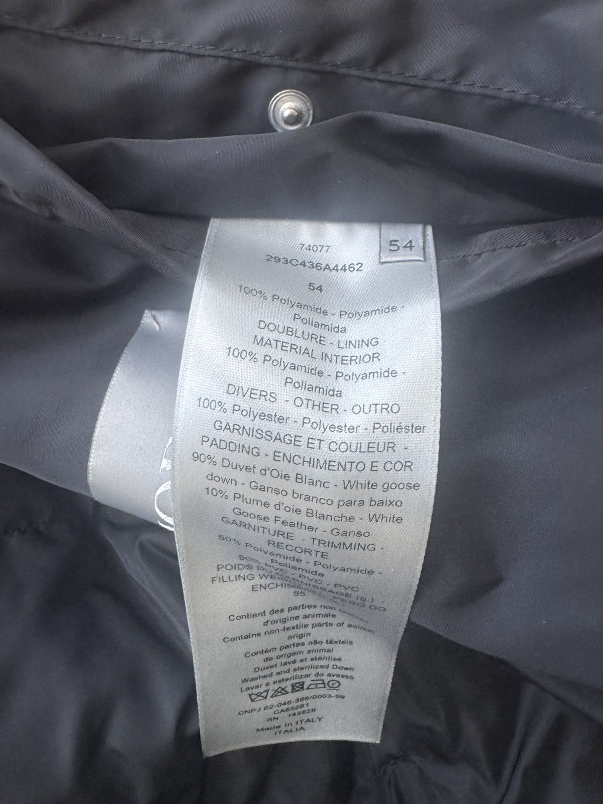 Dior Mens Dior Oblique Puffer Jacket Brown 54 Size US XL / EU 56 / 4 - 11 Thumbnail