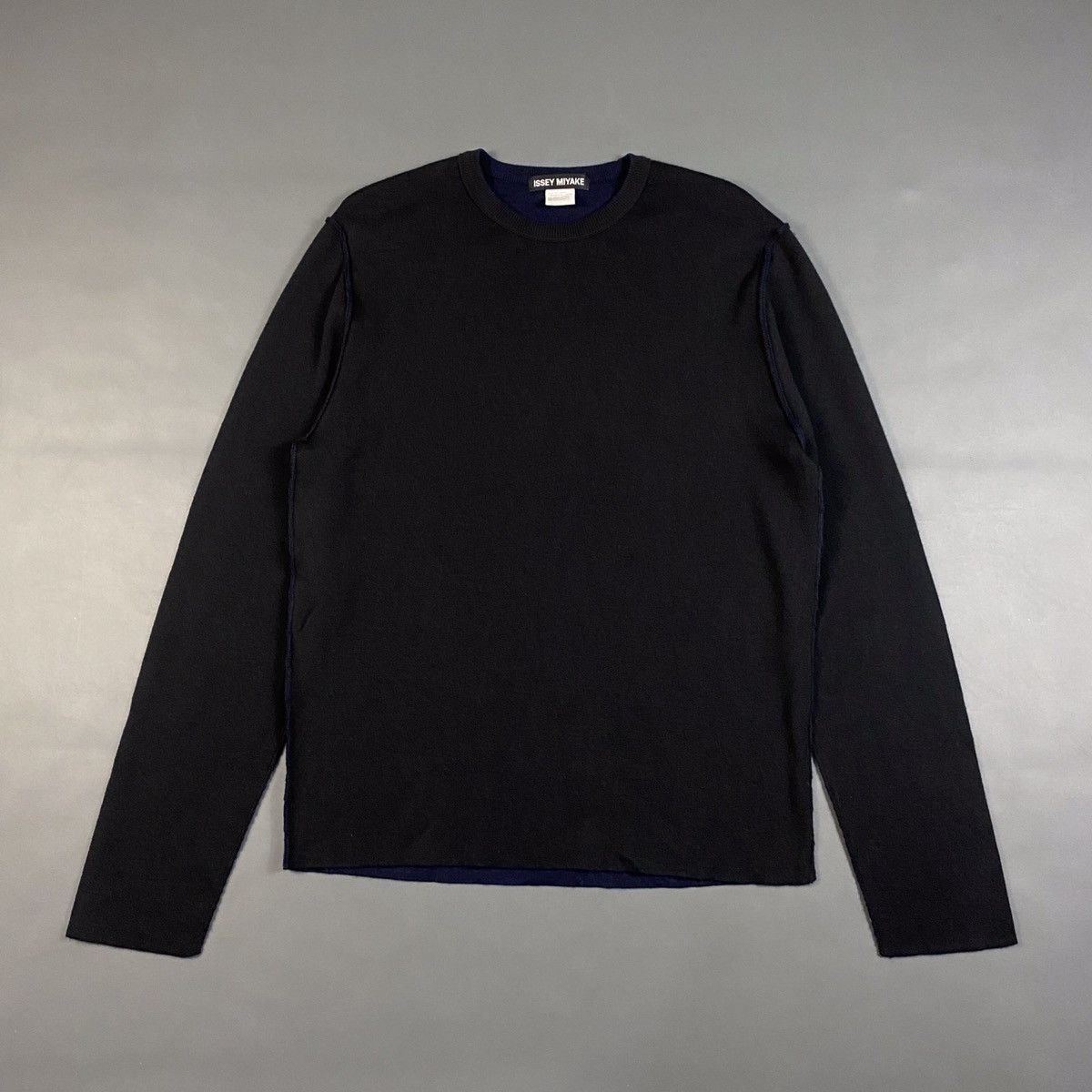 Issey Miyake Issey Miyake Raw Hem Wool Sweater Size US L / EU 52-54 / 3 - 1 Thumbnail