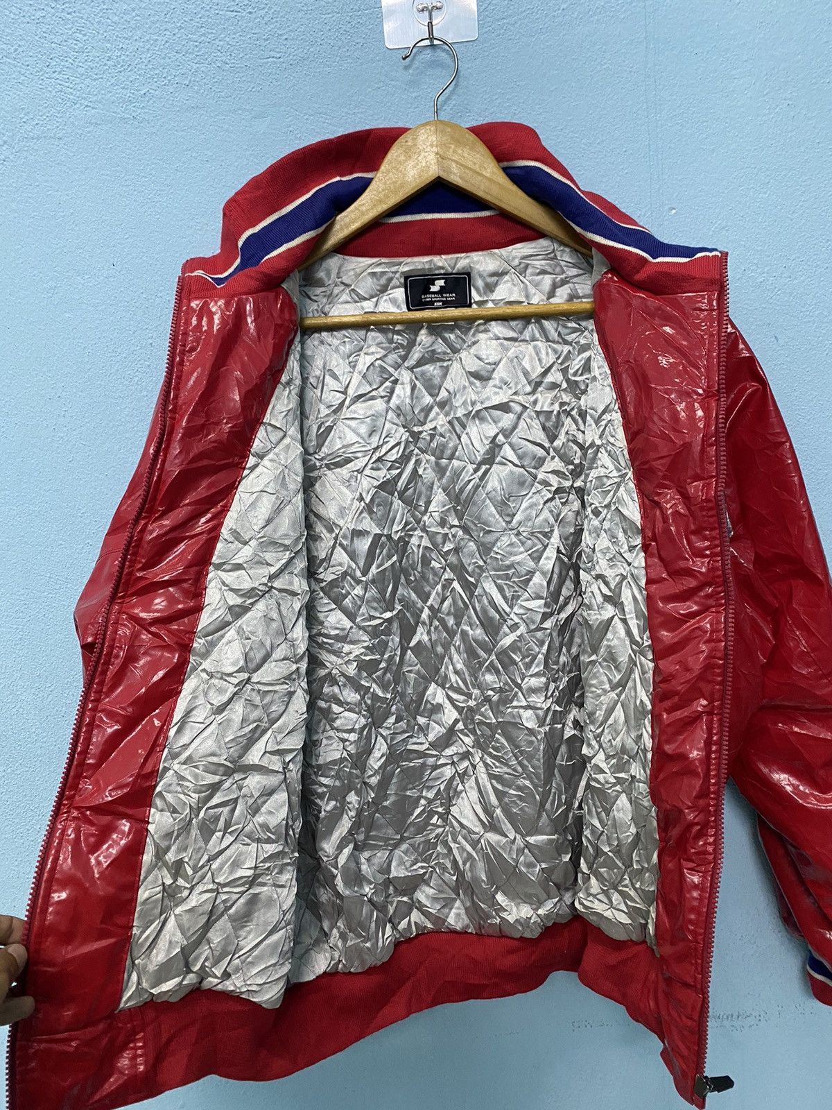 Japanese Brand × Vintage Vintage baseball wear jacket zip up made in japan Size US L / EU 52-54 / 3 - 6 Thumbnail