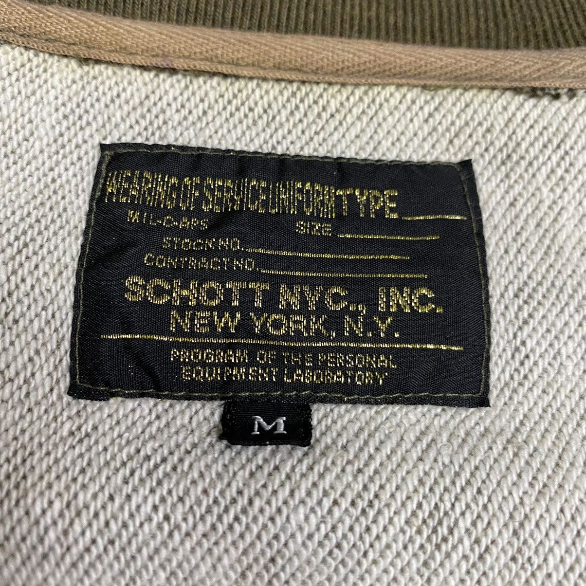 Schott Schott US Airforce style zipper sweater Size US M / EU 48-50 / 2 - 9 Thumbnail