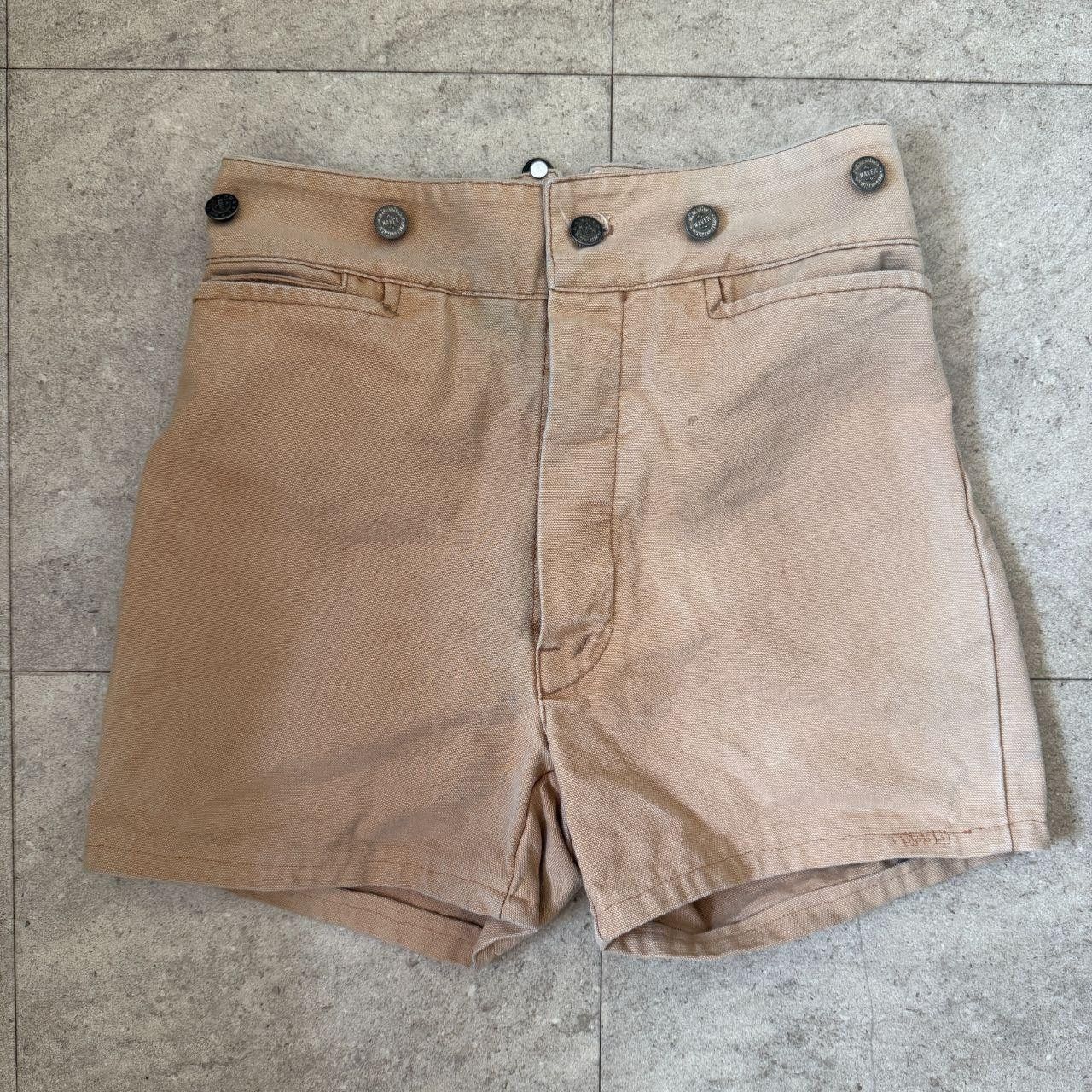 Levi's True Vintage 1940s Khaki Shorts Size 28 Size US 28 / EU 44 - 2 Thumbnail