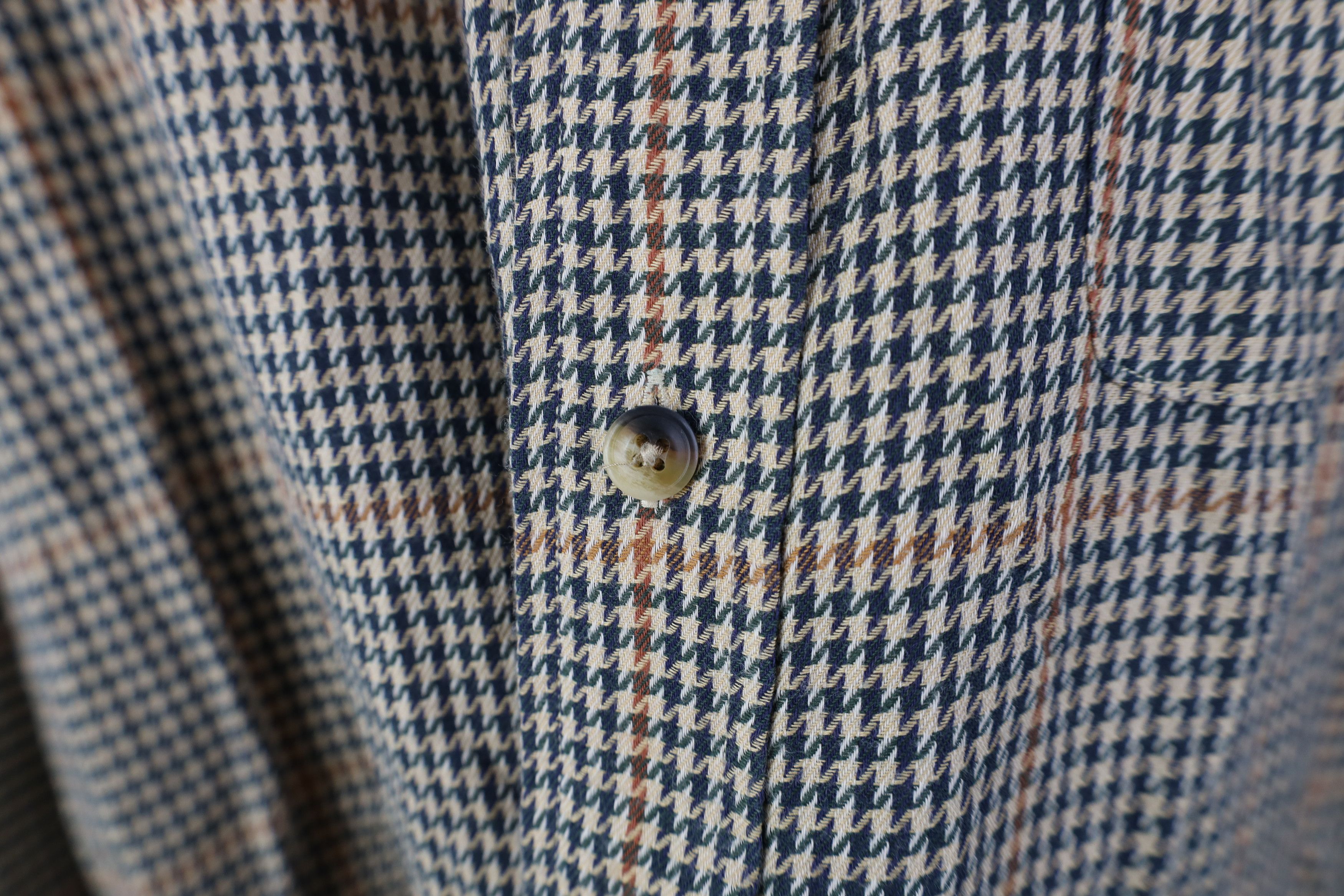 Nautica Vintage 90s Nautica Houndstooth Collared Button Down Shirt Size US L / EU 52-54 / 3 - 8 Thumbnail