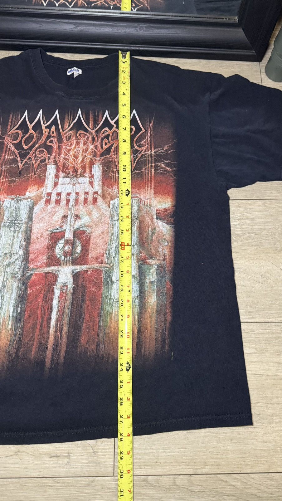Anvil Vintage 2000s Vader “Welcome To The Morbid Reich” Band Tee Size US XL / EU 56 / 4 - 4 Thumbnail