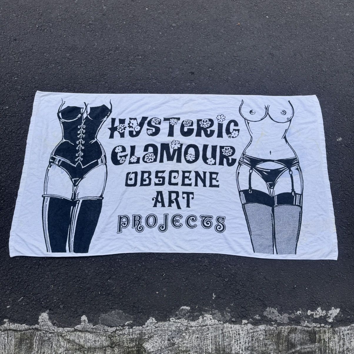 Hysteric Glamour Hysteric glamour obscene art projects towel Size ONE SIZE - 1 Thumbnail