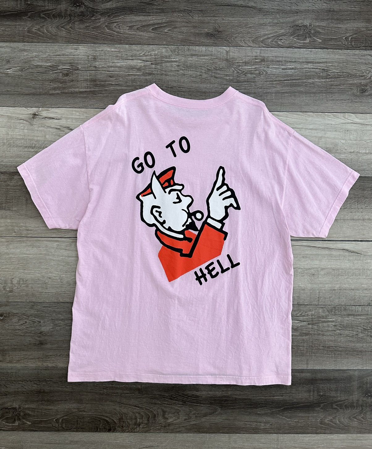 Superrradical Superrradical " Go To Hell " Pink Monopoly Tee Sz. 2XL / XXL Size US XXL / EU 58 / 5 - 1 Thumbnail