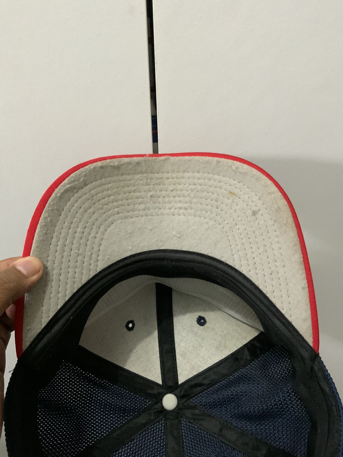 Japanese Brand Keikyu spellout indigo Japan Trucker Hat Size ONE SIZE - 8 Thumbnail