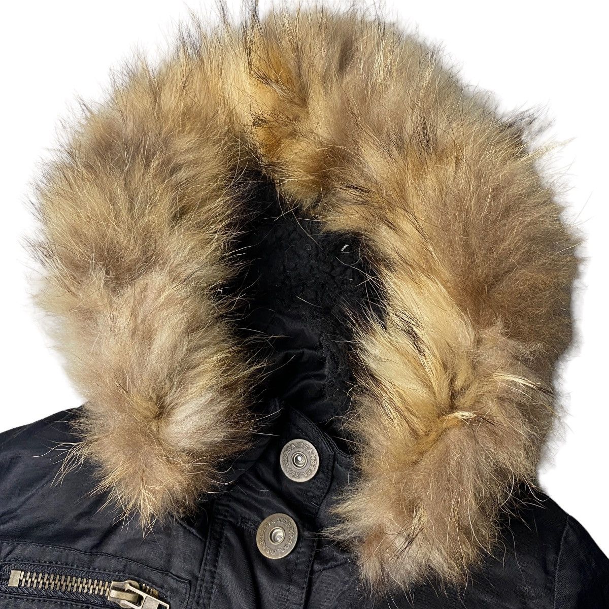 If Six Was Nine 2000's D.I.A Fur Racoon Parka Jacket Hoodie Size US S / EU 44-46 / 1 - 2 Thumbnail