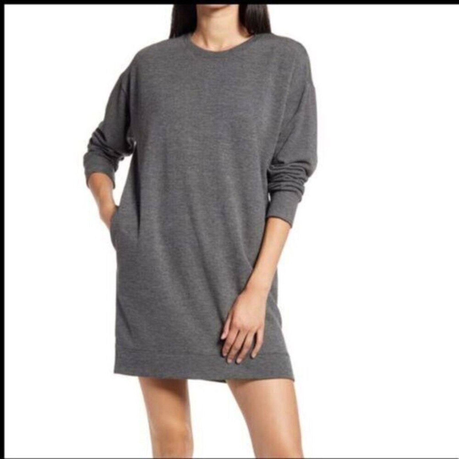 Nordstrom Socialite | Women’s Sweatshirt Dress sz S NEW #X599 Size S / US 4 / IT 40 - 1 Thumbnail