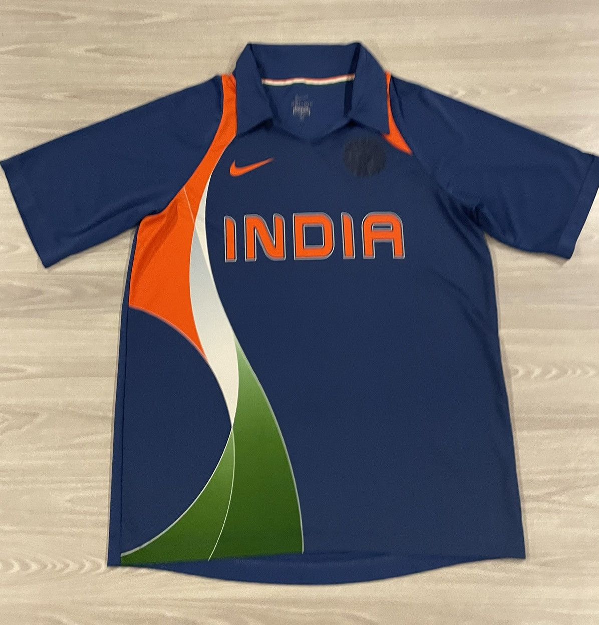 Nike × Vintage Nike India National Collared Cricket Jersey Men’s Size Large Size US L / EU 52-54 / 3 - 1 Thumbnail