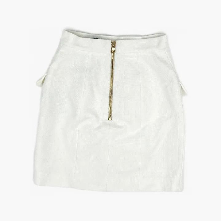 Balmain Balmain SS21 High Waist Button Detailed Skirt -2507 Size US 36 / EU 52 - 2 Thumbnail