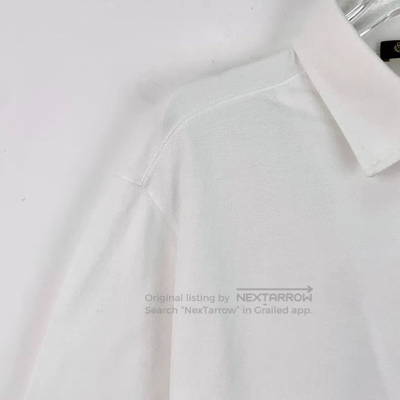 Loro Piana Loro Piana White cotton collar single-breasted short-sleev Size US XL / EU 56 / 4 - 3 Thumbnail