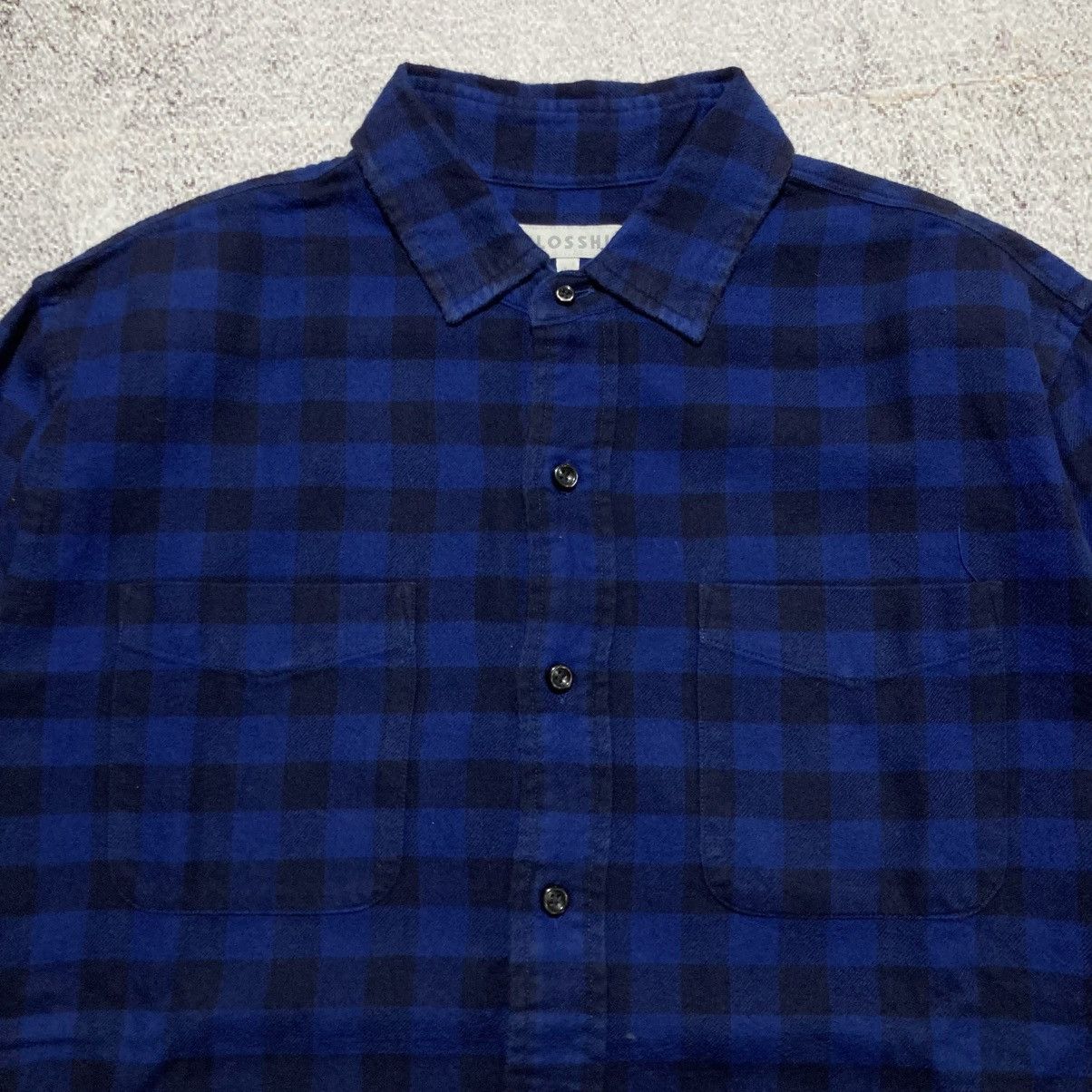 Japanese Brand 2000s Closshi Japan Flanel Plaid Long Slevee Shirt Button Up Size US L / EU 52-54 / 3 - 3 Thumbnail