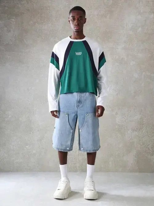 Other Carpenter Y2k Shorts Jorts Designer Denim Size US 36 / EU 52 - 3 Thumbnail