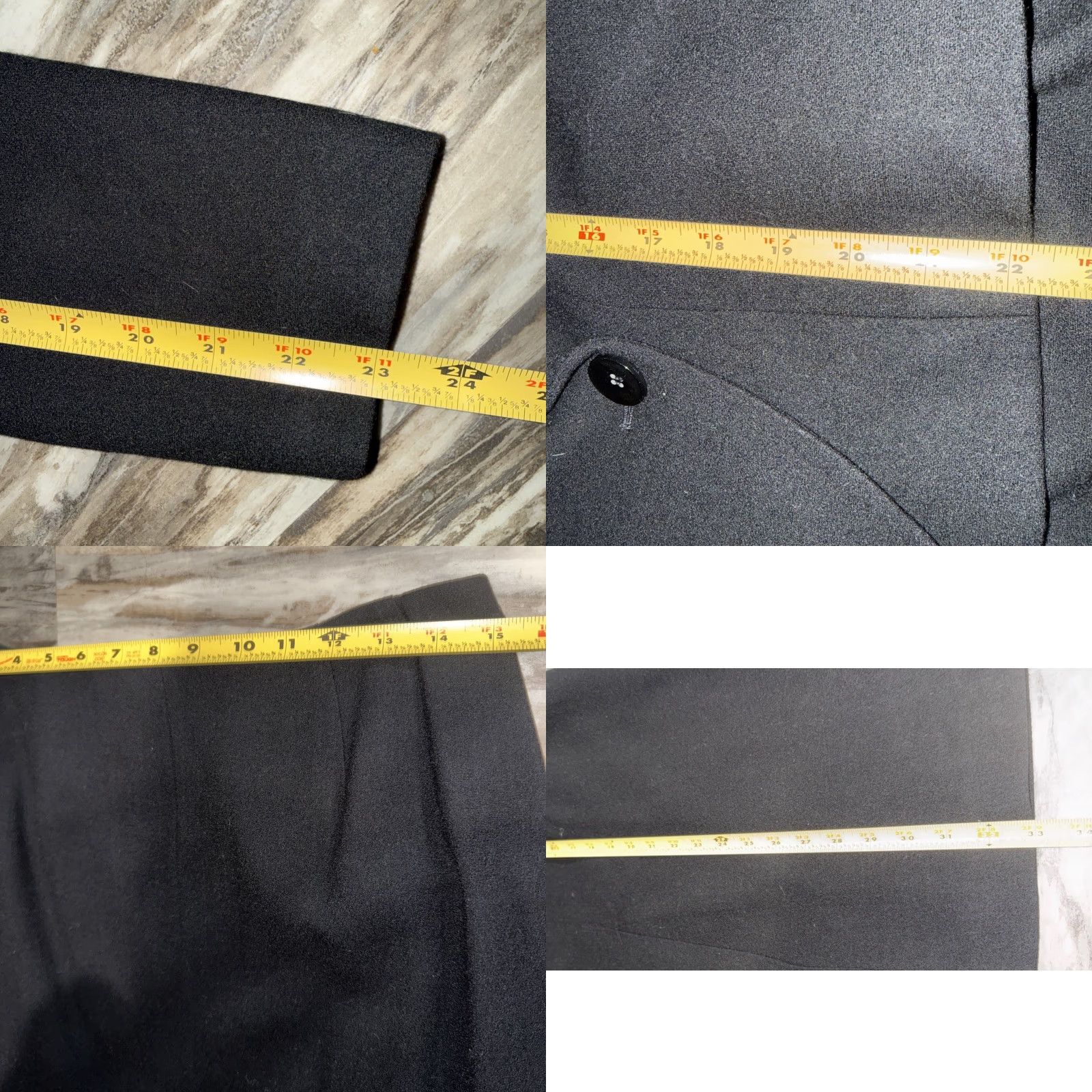 Talbots VINTAGE Talbots Women’s Academia Preppy Pleated Wool Suit 10 Black Lined Skirt Set Double-Breasted Notch Lapel Womens Pretentious? Size L / US 10 / IT 46 - 10 Thumbnail