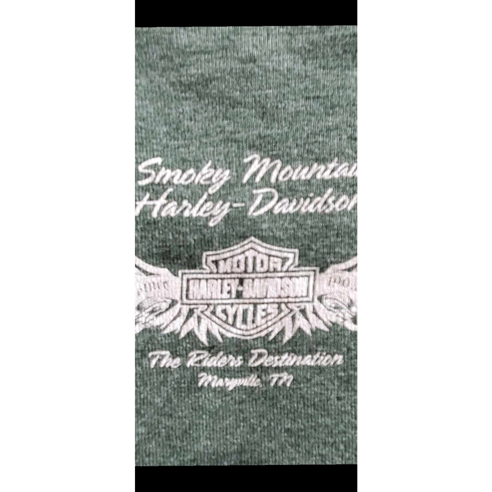 Harley Davidson Harley-Davidson Womens Long Sleeve Shirt Multicolor Small S Smoky Mountains T-Shirt Size S / US 4 / IT 40 - 4 Thumbnail