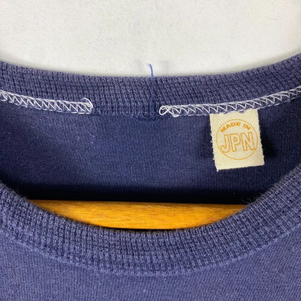 Japanese Brand LI'L FOLKS By Sparky Cartoon Made In Japan Indigo Tee Shirt Size US M / EU 48-50 / 2 - 6 Thumbnail