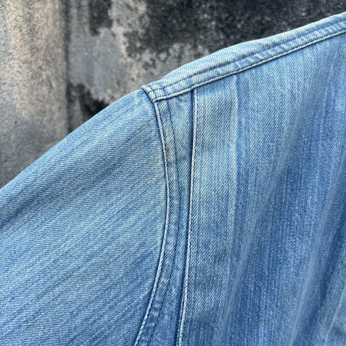 Lee “VINTAGE” 90s LEE LIGHT WASH DENIM ZIP-UP FIELD JACKET Size US L / EU 52-54 / 3 - 3 Thumbnail