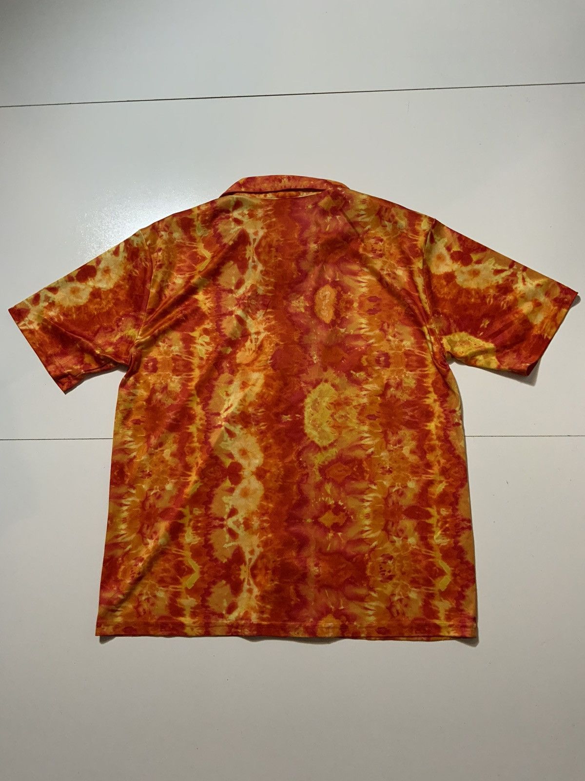 Vintage Vintage 90s Y2K Plastix Idol Club Rave Atomic Flames Shirt Size US M / EU 48-50 / 2 - 2 Thumbnail