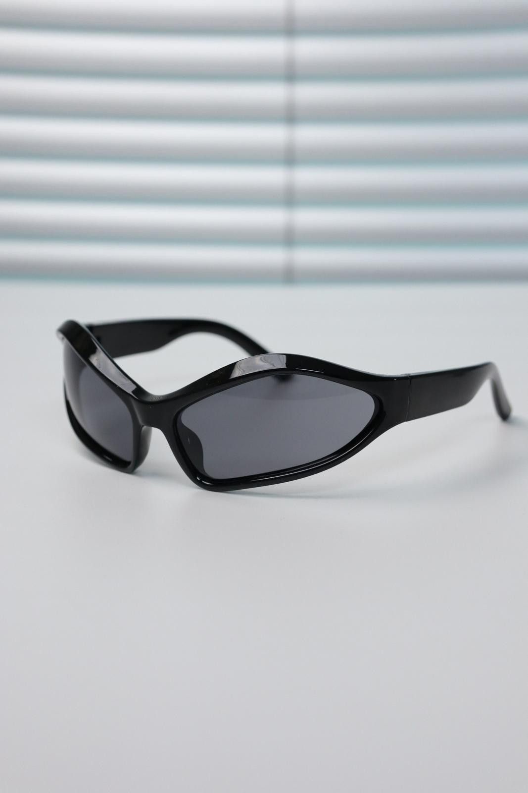 Other Vtg Y2k Avant Garde Future Sunglasses Black Unisex One Size Size ONE SIZE - 6 Thumbnail