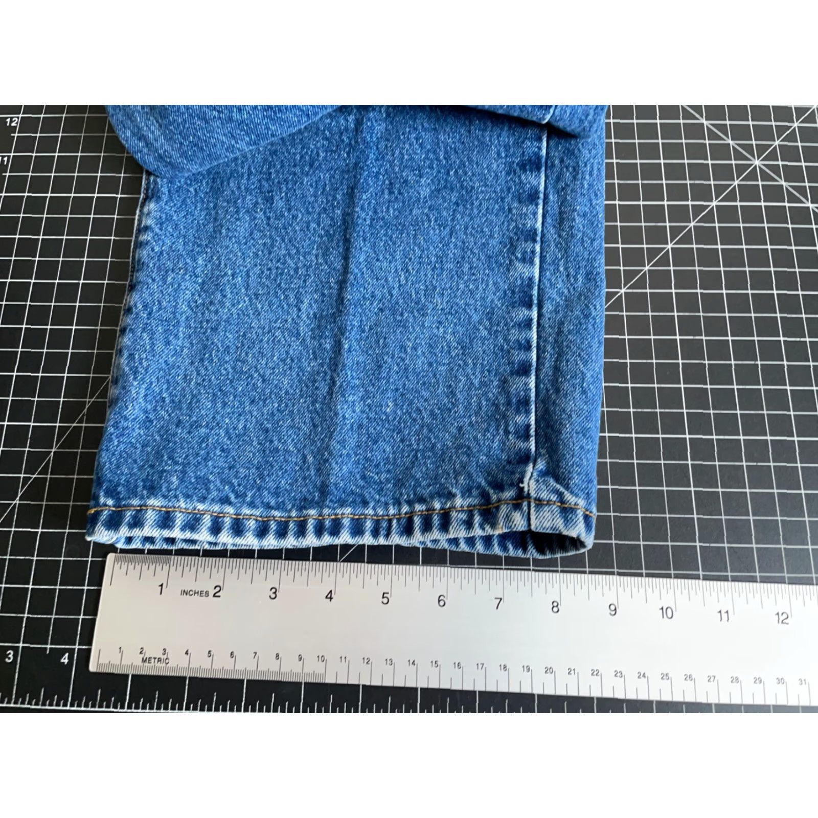 Vintage VINTAGE Mecca Baggy Fit Straight Leg Jeans Men’s 31 x 31 Denim 90s Hip Hop Skater Size US 31 - 7 Thumbnail