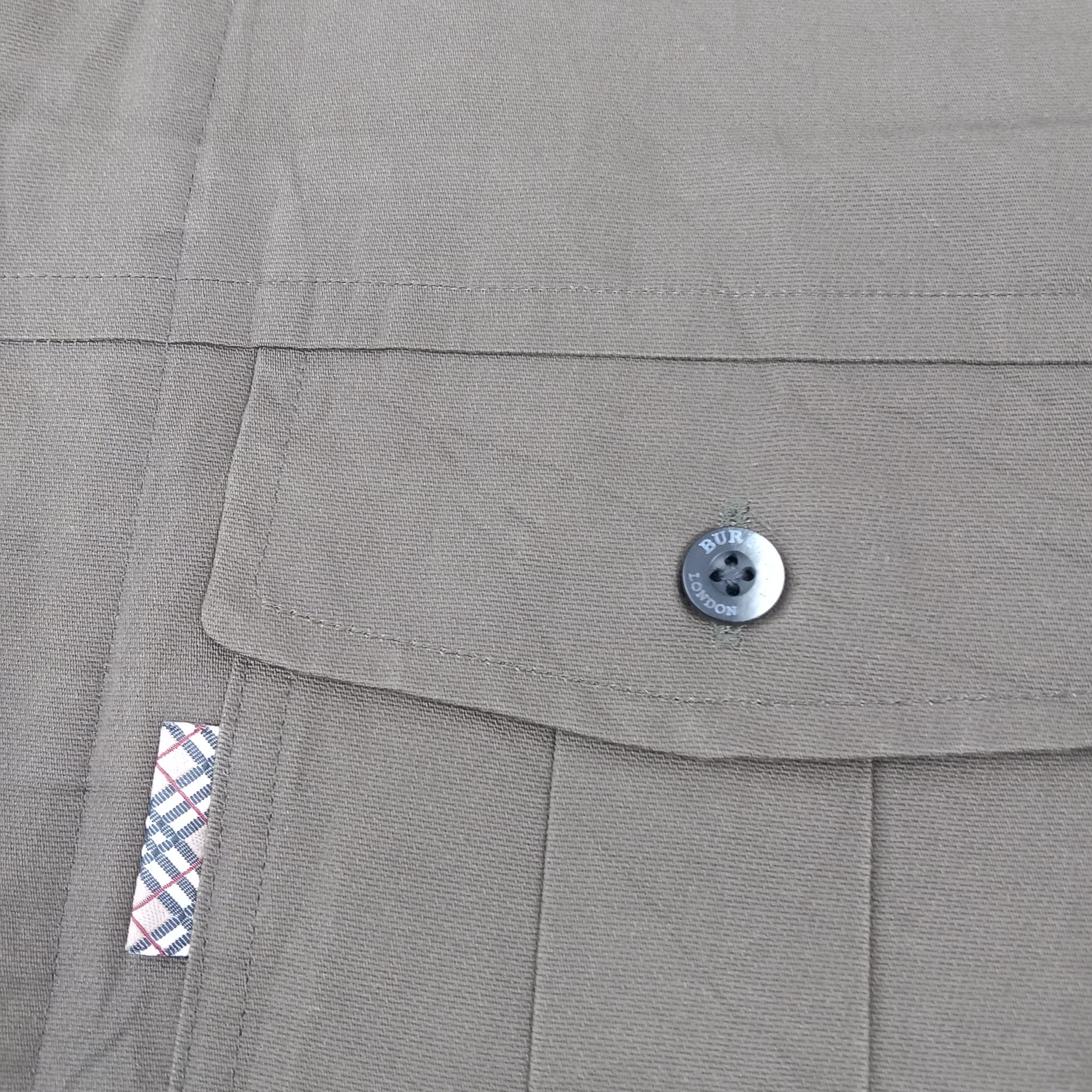 Burberry × Vintage Burberry London Designer Shirt Button Up Size US L / EU 52-54 / 3 - 3 Thumbnail