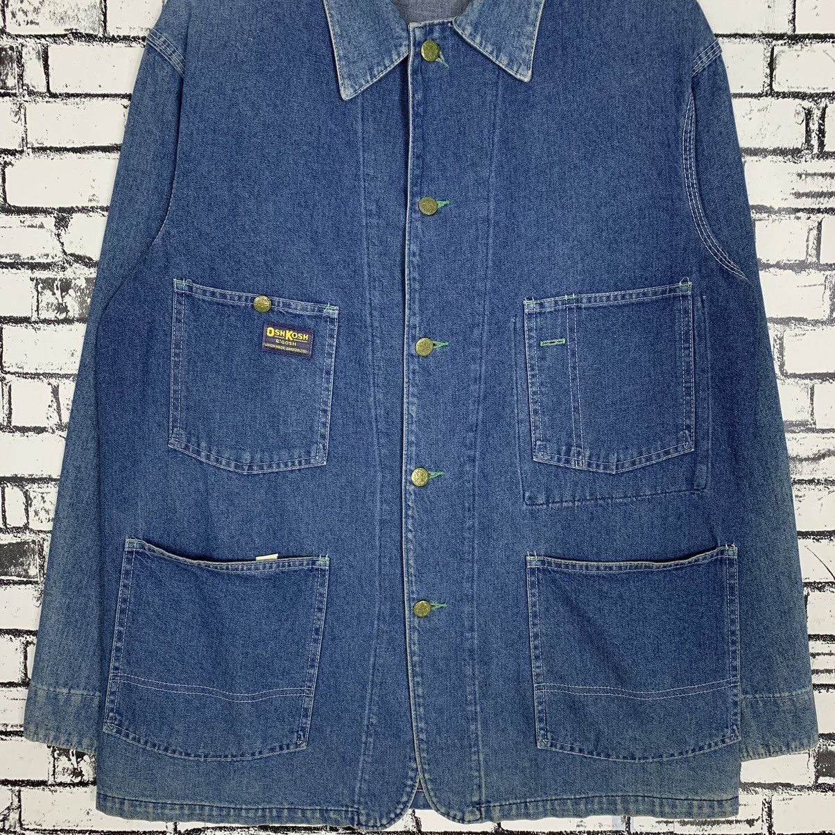 Oshkosh Vintage 60s 70s Oshkosh B' Gosh Workers Denim Jacket Size US M / EU 48-50 / 2 - 5 Thumbnail