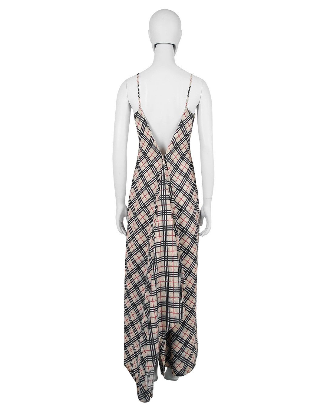 Burberry Burberry Prorsum S/S2000 Maxi Dress Gathered Back Size M / US 6-8 / IT 42-44 - 4 Thumbnail