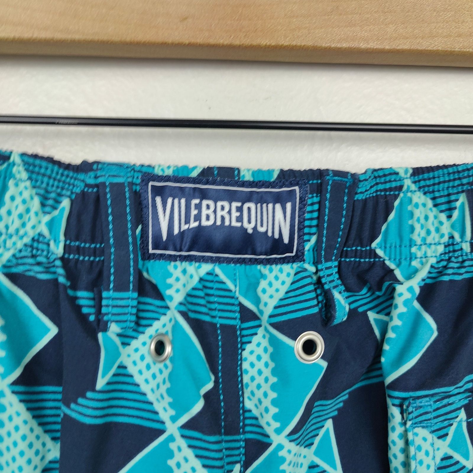 Vilebrequin Vilebrequin Swim Shorts Mens XXXL Blue Geometric Print Swim Size US 38 / EU 54 - 5 Thumbnail