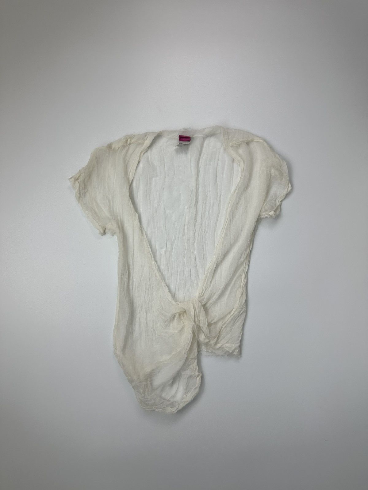 Save The Queen Bolero Cardigan White
