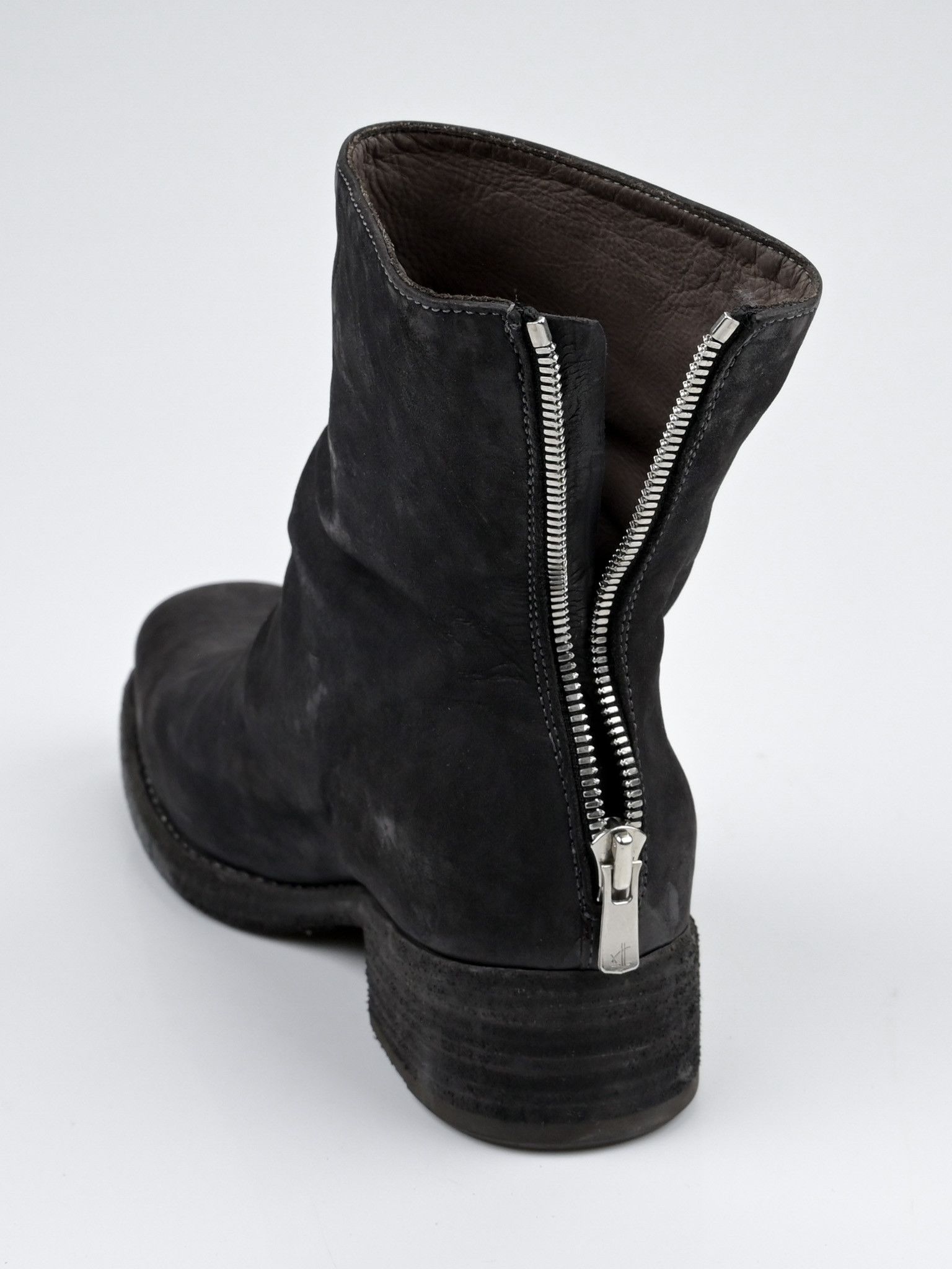 Other 123 & 124 Calf Leather Back Zip Boots Size US 7 / IT 37 - 14 Thumbnail