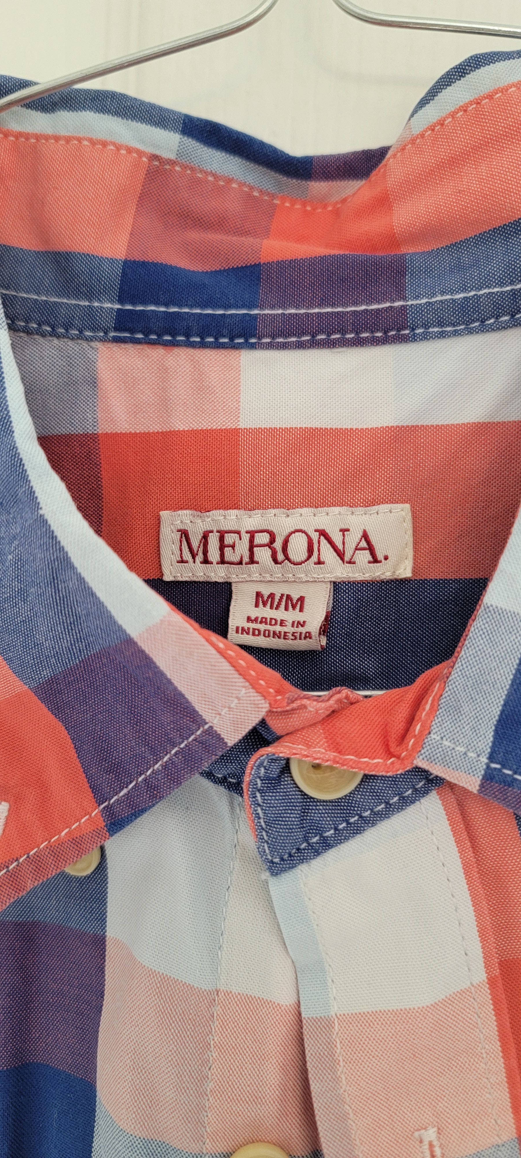 Merona Red plaid shirt Size US M / EU 48-50 / 2 - 3 Thumbnail